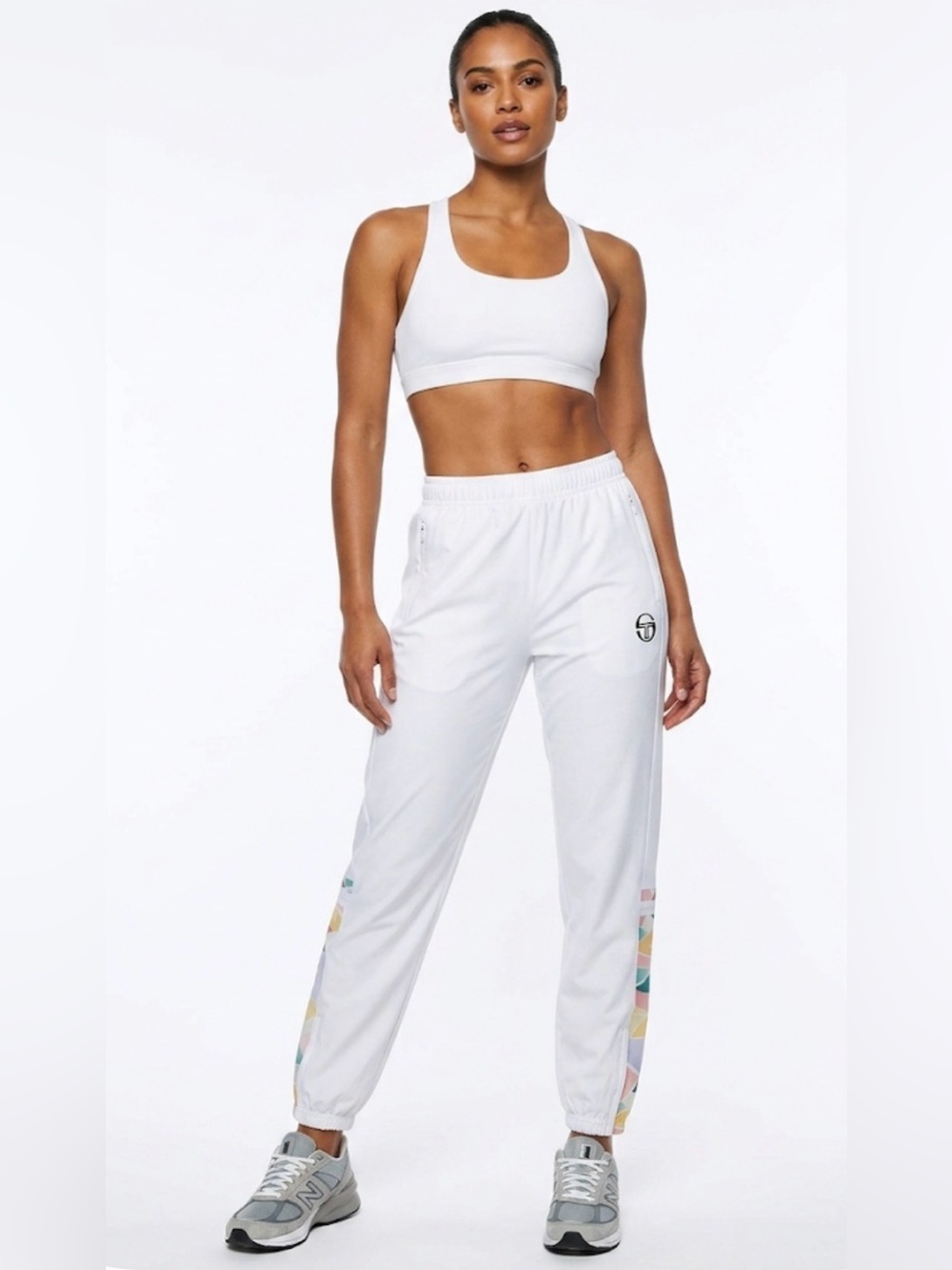 Sergio Tacchini Graphic Panel Jogger Track Pants – Size XS